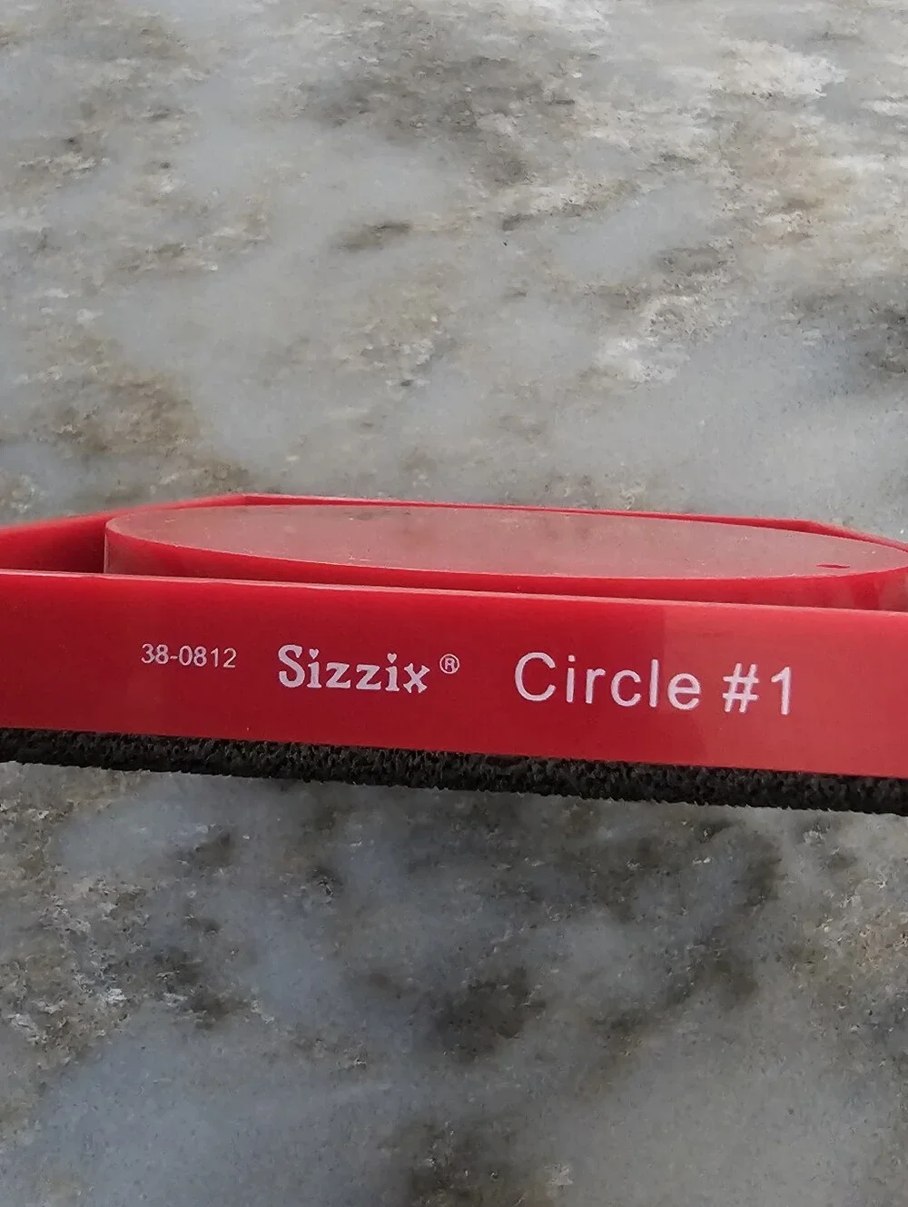 Sizzix Circle #1 Original Red Cutting Die 38-0812 Steel Rule Craft Scrapbook